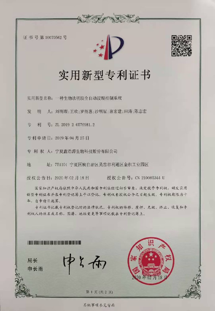一种生物法明胶全自动控酸系统2020